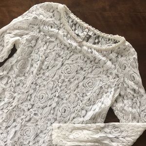 LC Lace Peplum Blouse 🌼